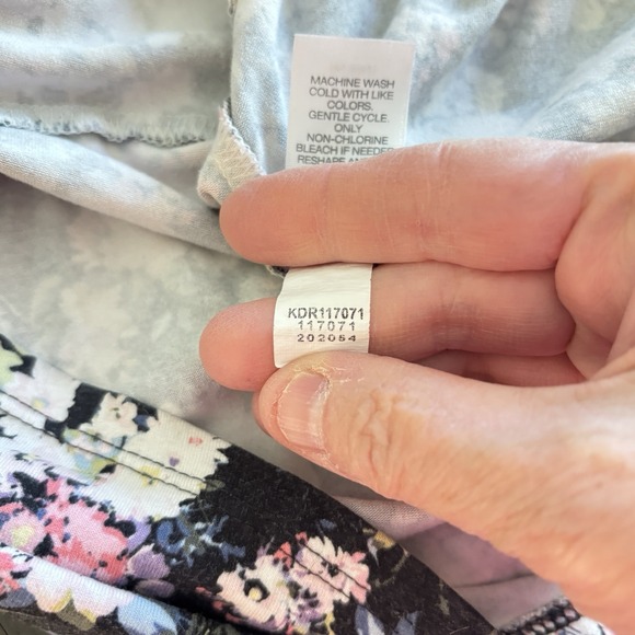 J. Jill Wearever Collection Womens‎ Floral Boho Dress Size M Midi Beach Resort - Picture 8 of 9